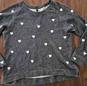 Lou & Grey Embroidered Heart cotton Lounge Set size medium